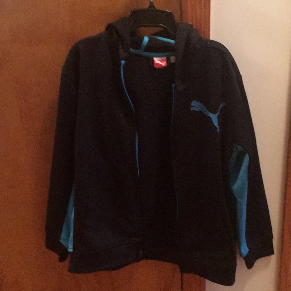 Boys Puma zip up hoodie